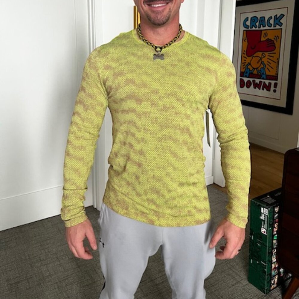 lululemon - Mens Long Sleeve - Metal Vent Breathe Collection - Slim Fit - Size L